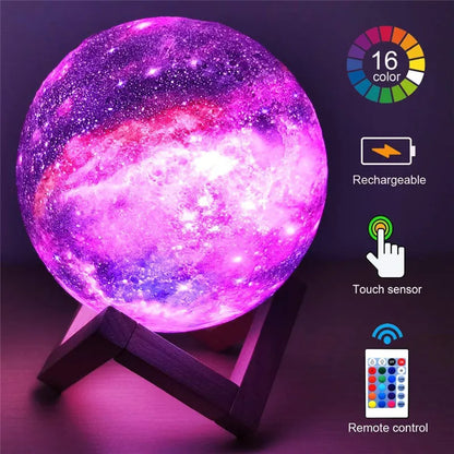 Galaxy Lamp - 16 Colours LED Night Light