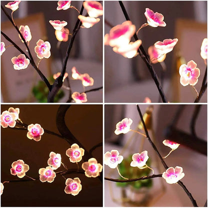 Cherry Blossom Bonsai Tree Lamp