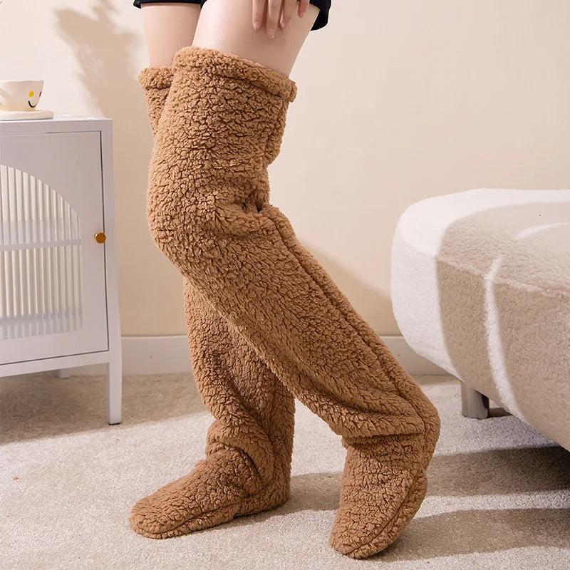 Women's Fluffy Leg Warmer Socks