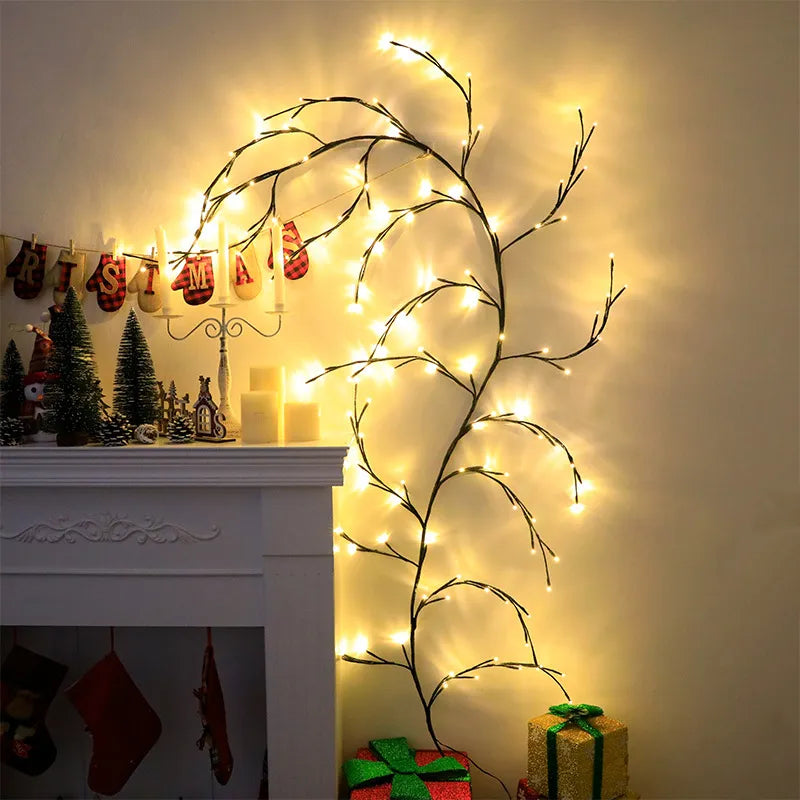 Willow Vine Wall Light - 144 LEDs with Remote Control