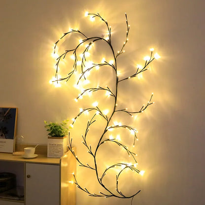 Willow Vine Wall Light - 144 LEDs with Remote Control