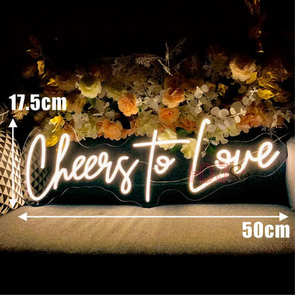 Decorative LED Neon Sign for Bedroom, Wedding, Celebration