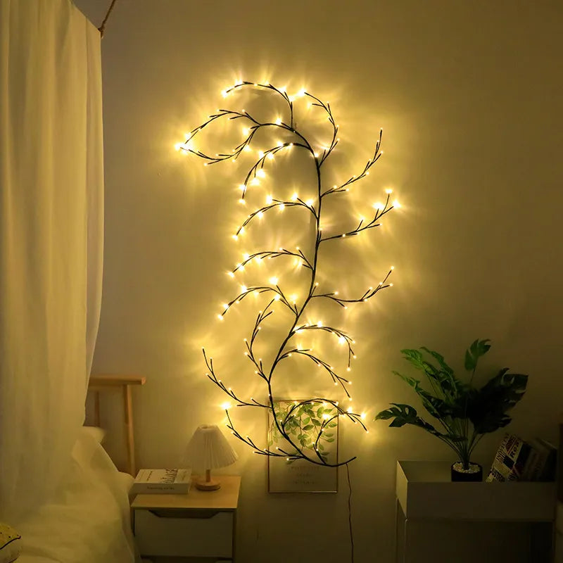 Willow Vine Wall Light - 144 LEDs with Remote Control