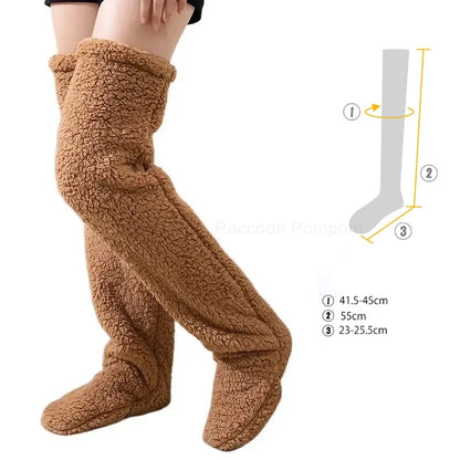 Women's Fluffy Leg Warmer Socks