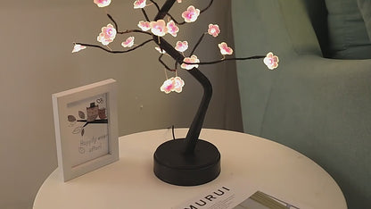 Cherry Blossom Bonsai Tree Lamp